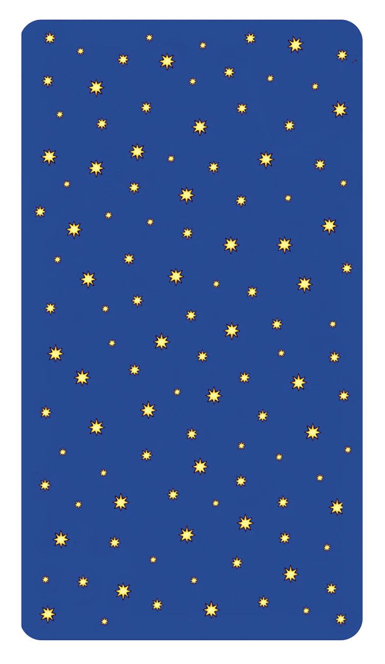 Blue background with gold star pattern