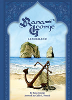 Book cover of 'Rana George Lenormand' with an anchor and beach scene illustration.
