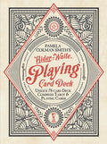 Cover of Pamela Colman Smith's Rider-Waite Playing Card Deck with decorative border and text.