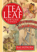 Cover of 'Tea Leaf Fortune Cards' with illustrations and a red circle logo.