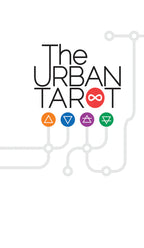 Logo of 'The Urban Tarot' with colorful symbols on a white background