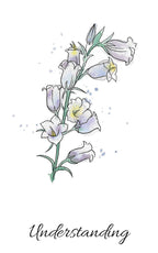 Illustration of flowers with the word 'Understanding' below on a white background