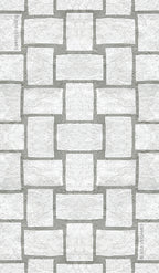 Pattern of gray stone tiles arranged in a grid