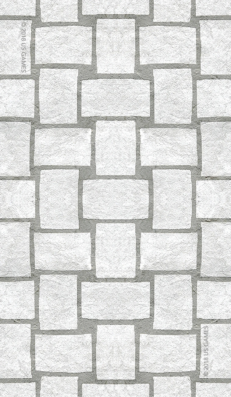 Pattern of gray stone tiles arranged in a grid