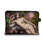 Fairy-themed pouch with a detailed design on a white background