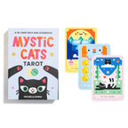 Mystic Cats Tarot card set with deck and cards on a white background