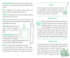 Magical spellcasting guide with symbols, candles, and crystals on a white background