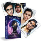 Set of Spirit Guide Portal cards with a box featuring artwork by Aja Daushuur.