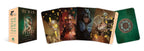 Orchestrated card deck with colorful illustrations and a visible brand logo on a white background