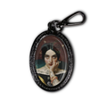 Clementine Black Keychain