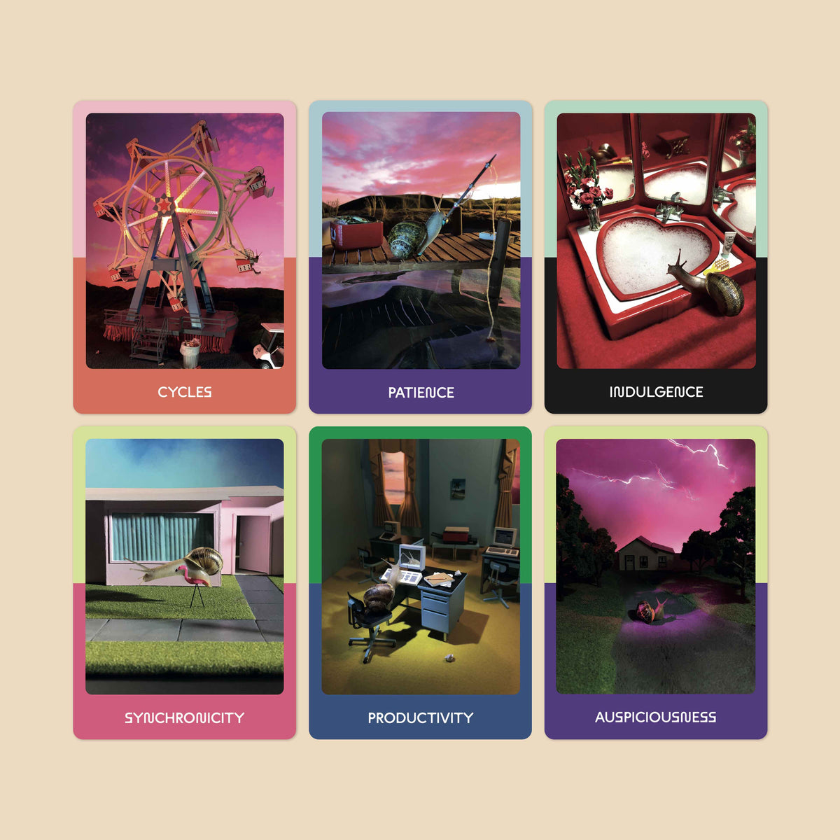 The Snail Oracle: 33 Card Deck & Guidebook