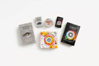 Collection of tarot card decks on a white background