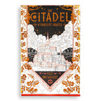Book cover of 'The Citadel: A Fantasy Oracle' with decorative elements and castle illustration.