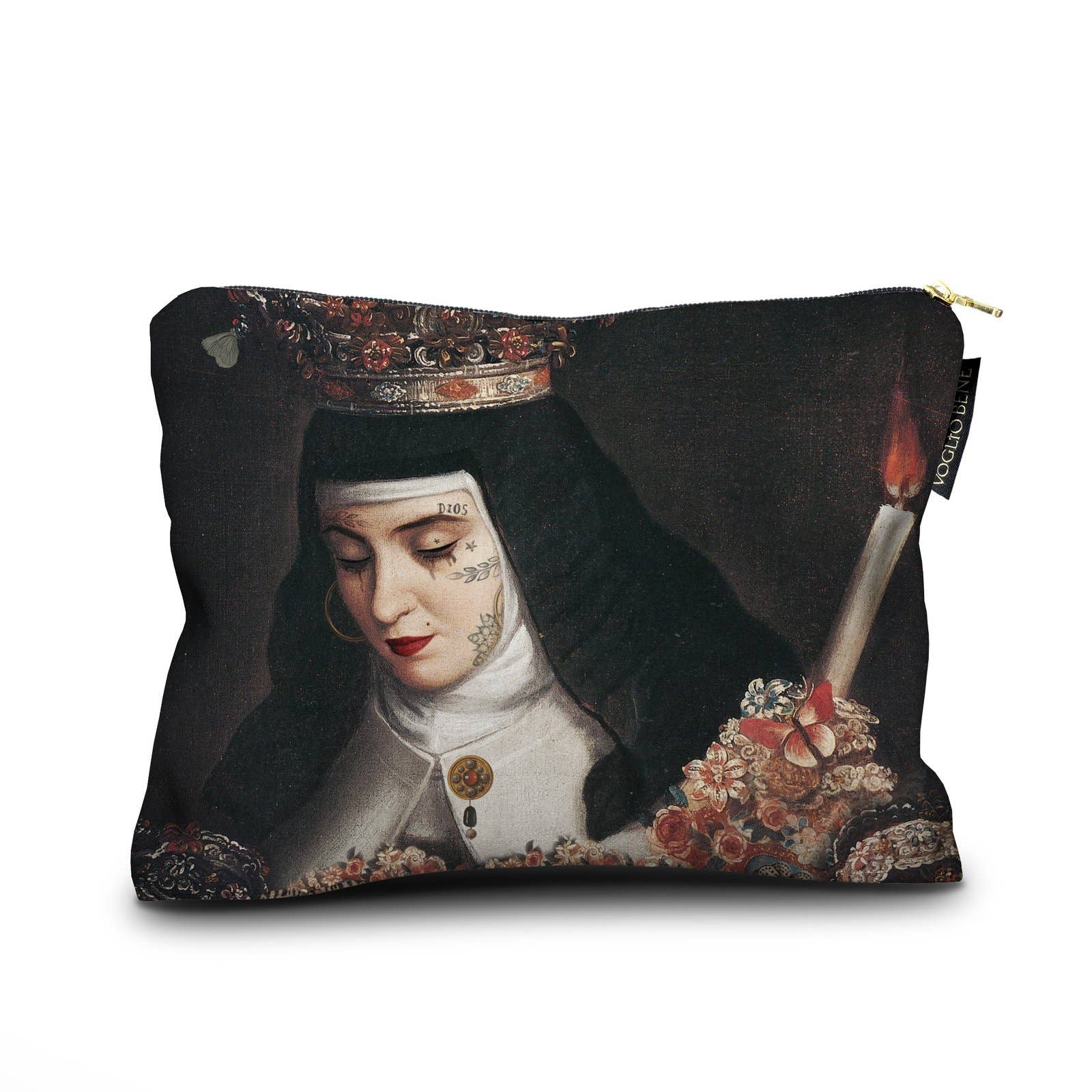 Prayer Velvet Pouch by Voglio Bene