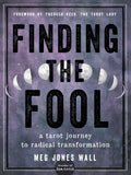 Book cover of 'Finding the Fool' with tarot card design elements.
