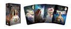 Queen of the Moon Oracle card set with packaging on a white background