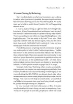 Text page from a book titled 'Mirrors: Seeing Is Believing' with a white background.