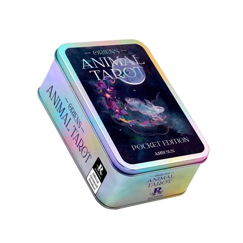 Oriens Animal Tarot box with colorful design on a white background