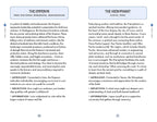 Two pages from a book or guidebook about tarot cards, featuring descriptions of 'The Emperor' and 'The Hierophant'.