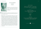 Open book with pages about 'Ten of Arrows' and 'Suit of Bows' from a tarot or oracle card set.