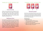 Instructions for using tarot cards with text and card images on a gradient background