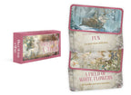 Product packaging with fairy tale design and text on a white background