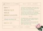 Unfurling Goddess Inspiration Cards