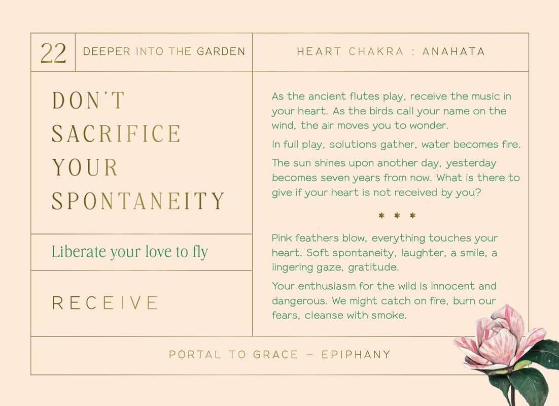 Unfurling Goddess Inspiration Cards