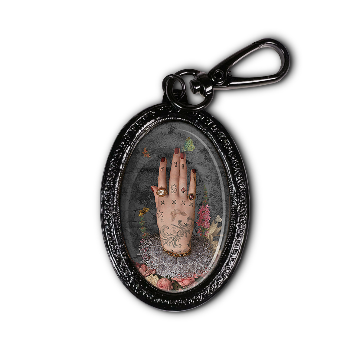 Mano Ponderosa Black Keychain