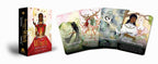 Set of tarot cards with a box labeled 'Witch' on a white background