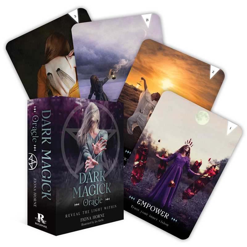 Dark Magick Oracle cards with a box on a white background