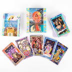 Intuition Oracle cards with colorful illustrations on a white background