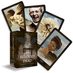 Card game titled 'The Beloved Dead' with various cards featuring images and text.