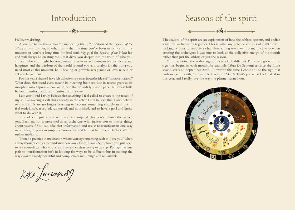 Text and circular design on a beige background