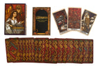 Labyrinth tarot deck packaging with tarot cards displayed