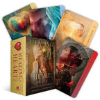 Healing Heart Oracle card set with colorful cards and a box.