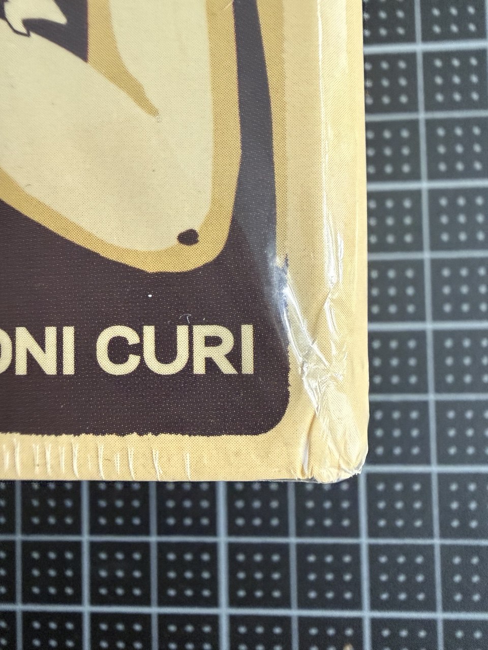 Photo showing the cosmetic imperfections on this copy