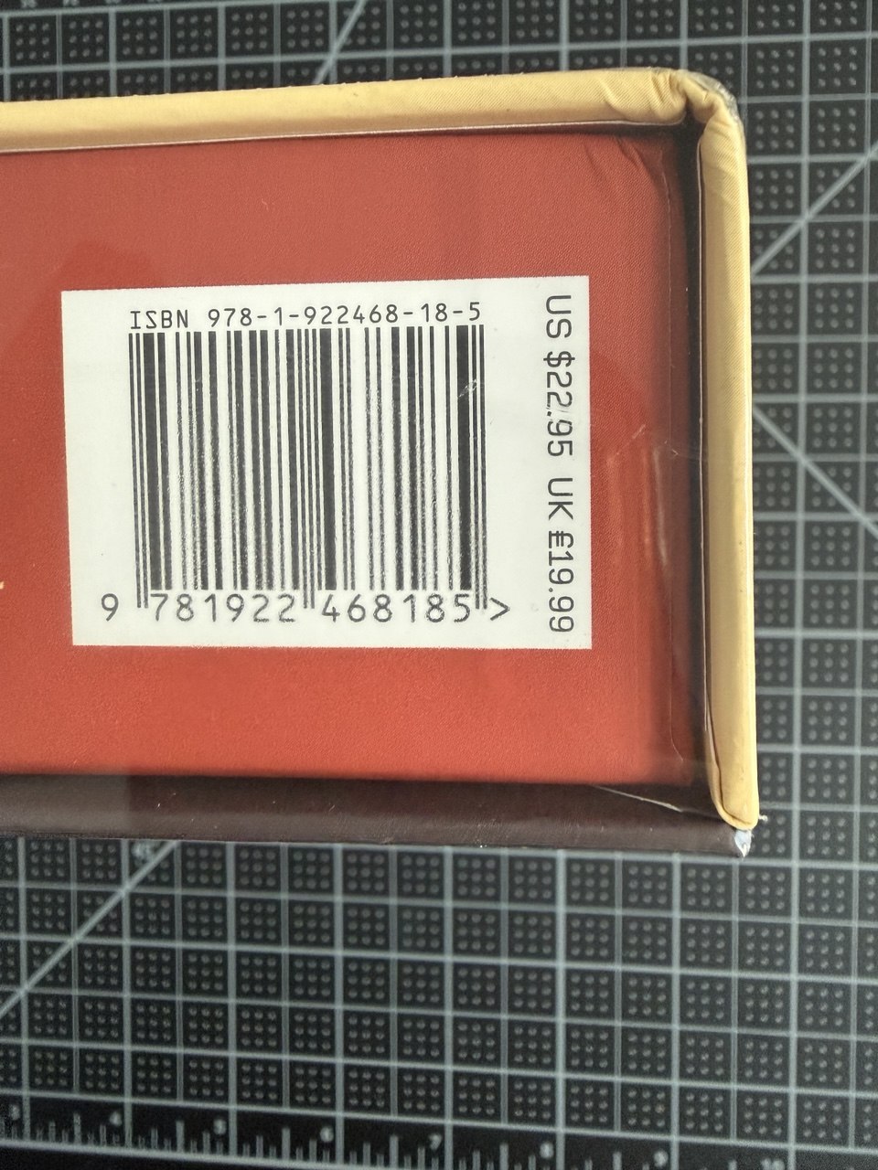 Photo showing the cosmetic imperfections on this copy