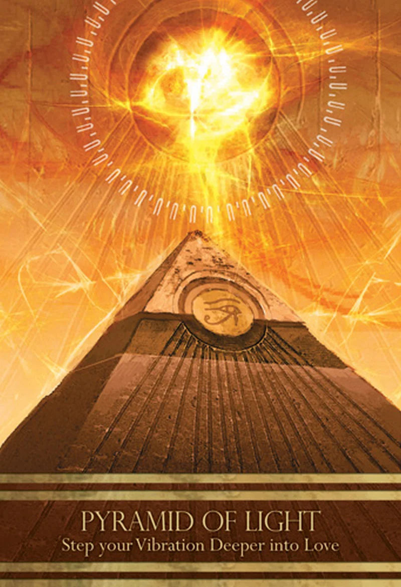 Pyramid of Light with a glowing top, symbolizing spirituality and enlightenment.