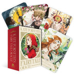Kate Forsyth's Fairy Tale Oracle cards with colorful illustrations and a red box.