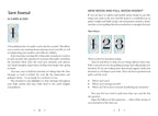 Page from a Tarot Journal with instructions on using cards for new moon and full moon insights.