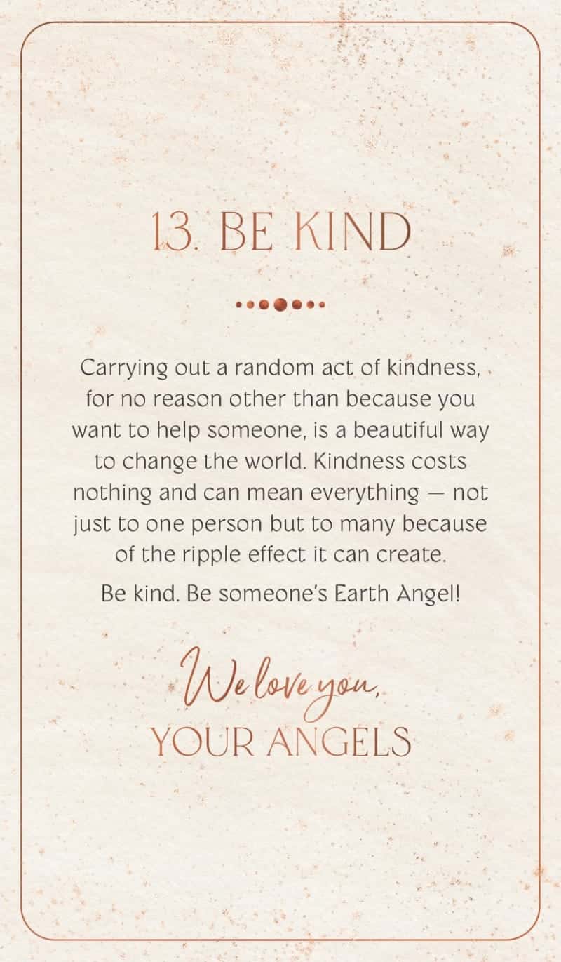 Motivational quote about kindness on a textured background with decorative elements.