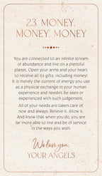 Motivational text on a light background with decorative elements