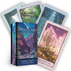 Mindscape Tarot cards with a book titled 'Mindscape Tarot' by John A. Rice on a white background.