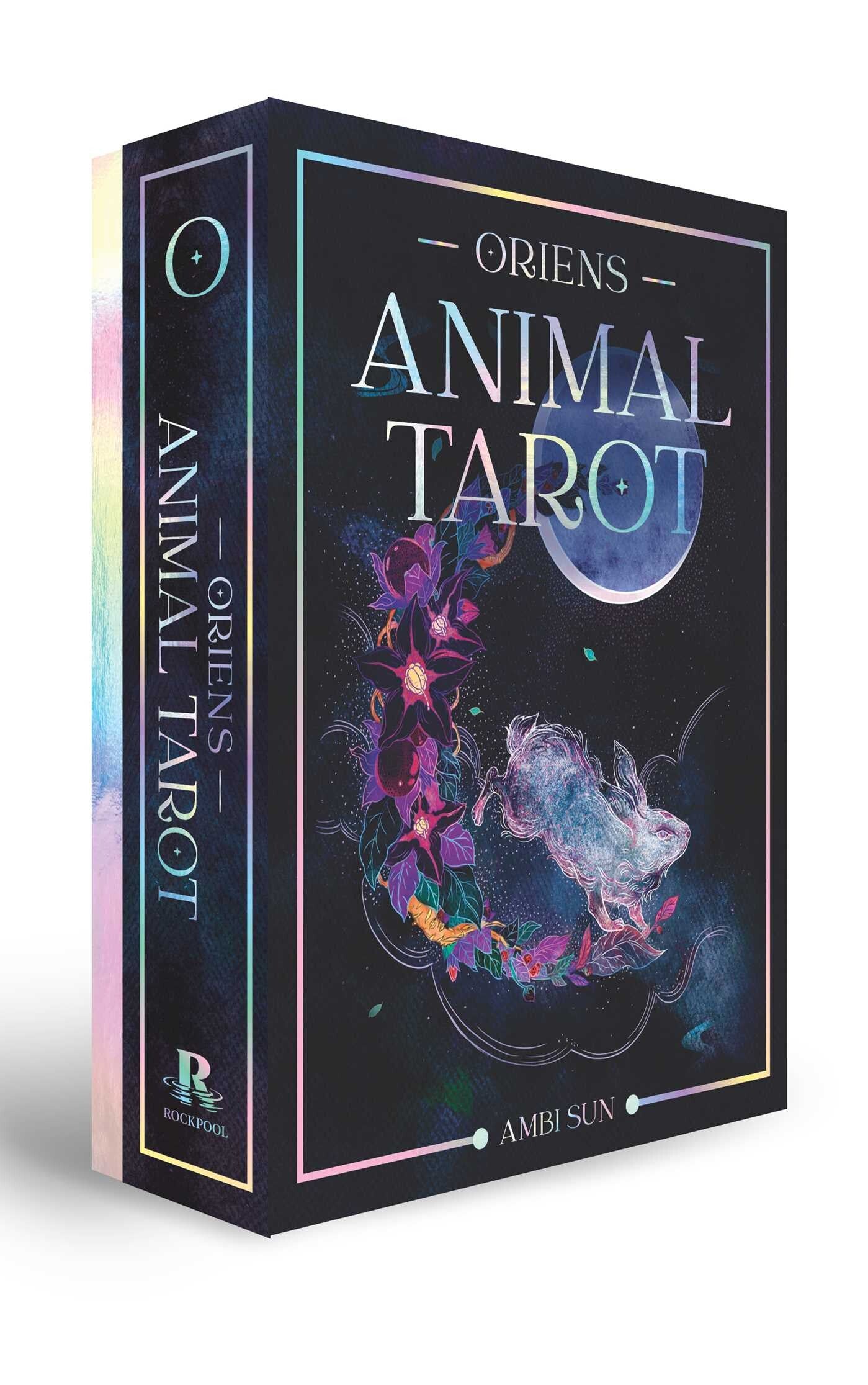 Oriens Animal Tarot book with colorful design on a white background