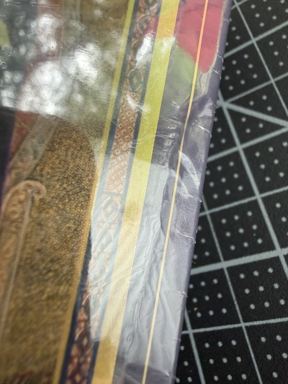 Photo showing the cosmetic imperfections on this copy