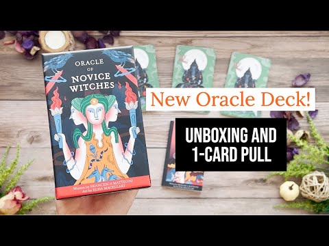 Oracle of Novice Witches Unboxing Video