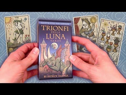 Flip through of Trionfi Della Luna Tarot: Illustrated Pips Edition by Patrick Valenza