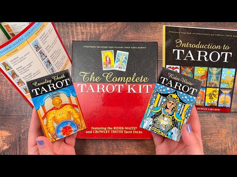 The Complete Tarot Kit: Learn to read Rider-Waite AND Crowley Thoth video flip-through