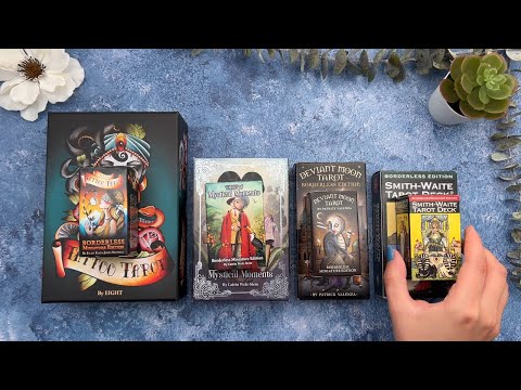 Eight Coins' Tattoo Tarot Borderless Miniature Edition Unboxing Video